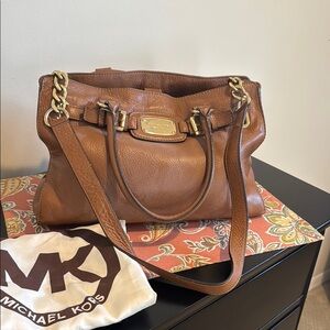 Michael Kors Brown Leather Tote